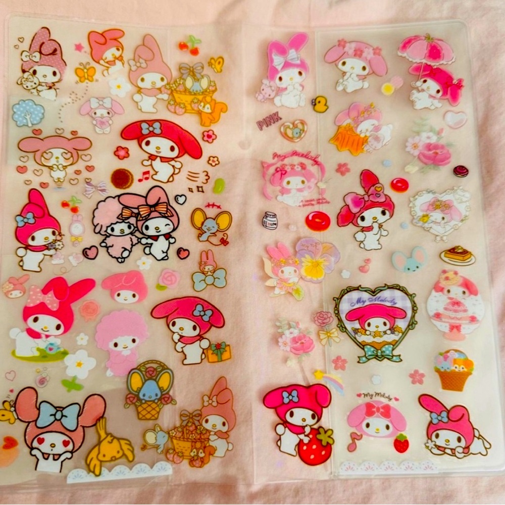 ♥️sold♥️ My melody clear Hobonichi weeks cover planner cover New